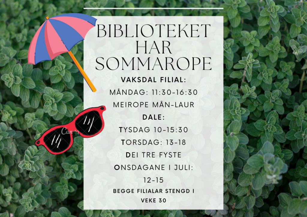 Sommarope Bibliotek - Vaksdal Bibliotek